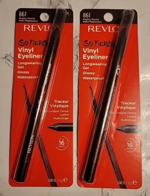 (2) Revlon So Fierce Vinyl Eyeliner #861 MIGHTY MOCHA