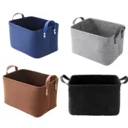 Fabric Storage Baskets Sundry Basket Felt Storage Bins Shelf Organizer Bins