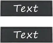 2 PCS Dog and Cat ID Tag Stickers Custom Dog Harness Collar Tag Stickers Personalised Anti-Loss Pet Name Phone Number Tags,A,16X5cm