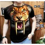 AH T-SHIRT FULL PRINT MACAM EMAS GIGIT TARING FIT TO L-XL