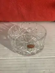 Gorham Lady Anne Full Lead Crystal Wine Bottle Coaster - Beautiful! DWK