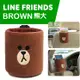 LINE 熊大 BROWN 冷氣孔-椅背兩用掛袋 LN-18105