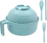 Microwave Ramen Cooker - Microwave Ramen Cooker Instant Noodle Bowl | Ramen Noodle Bowl with Chopsticks and Spoon | Dishwasher Safe Microwave Noodle Cooker, Instant Cooking for University