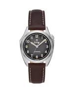 Zodiac Field Olympos Automatic Leather Watch, 40mm