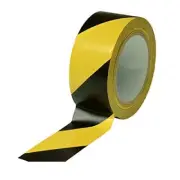 36 Black & Yellow Hazard Warning Safety Stripe Tape 2"x 108 Feet Walls Floors