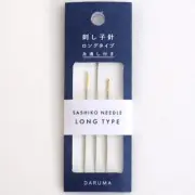 YOKOTA DARUMA Sashiko 3pcs Long type with Threader Embroidery Needles Needle