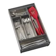 Elite Stainless Steel Drawer Organiser - Chef Series - Adjustable 5 Tray