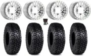 Method 413 Bdlk 15" Wheels Polished 30" Intersect Tires Sportsman RZR Ranger