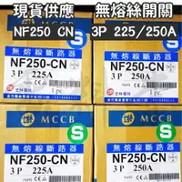 在飛比找蝦皮購物優惠-【電子發票 公司貨】士林電機 NF250-CN 2P 3P 