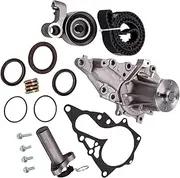 TCKWP215 Timing Belt Kit Water Pump 98-05 Compatible with Lexus GS300 IS300 3.0L L6 2JZGE TKT011 TKT03 TS215WPHT-2 TS26215 WP215K1B