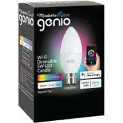 Mirabella Genio Candle Wi-Fi BC 5W 470Lumen RGB+CCT Dimmable 2700K - 6500K