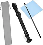 UPKOCH 1Set Recorder Flute with Cleaning Rod English Music Storage Bag for Beginners and Music Enthusiasts Includes Cleaning Cloth for Easy Maintenance