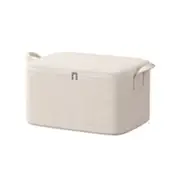 Zipper Clothes Storage Containers with Handle Large Capacity Home Storage Box for Blanket Wardrobe