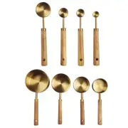 Stainless Steel Measuring Cups and Spoons Set Handle for Cooking Baking