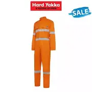 SALE Hard Yakka Safety SheildTec Fire Resistant Coverall Taped Hi-Vis Y00080