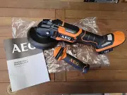 AEG 18V 125MM FUSION PADDLE SWITCH ANGLE GRINDER CONSTRUCTION BUILD TRADIE TOOL