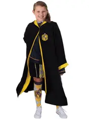 Harry Potter Hufflepuff House Girls Book Week Costume Robe