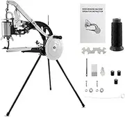IRONWALLS Leather Cobbler Sewing Machine Manual, Heavy Duty Hand Shoe Repair Mending Sewing Machine with Needles, Leather Stitching Sewing Machine for Canvas Cotton Linen, Bags, Cloths, Tents