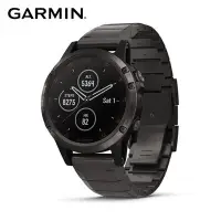 在飛比找Yahoo!奇摩拍賣優惠-garmin fenix 5 Plus 鈦錶帶款 行動支付音