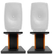 Rockville 8” Wood Studio Monitor Speaker Stands For Genelec 8351A Monitors