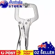 Carbon Steel Woodworking Welding C-Shaped Clamps Flat Locking Grip Pliers
