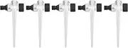 Lawn Sprinkler Spike Premium Metal Anti Durable 1/2 Inch Thread for Balconies Courtyards Plants Wall Irrigation 5PCS