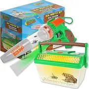 Nature Bound Bug Catcher Vacuum with Light Up Critter Habitat Case for Backyard Exploration - Complete Kit for Kids Includes Vacuum and Cage, Green (Green)