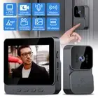4.3-inch Monitor Wireless Doorbell Camera Night Vision Door Ring Intercom System