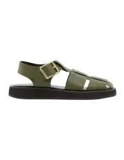 [Oxford] Leah Fisherman Sandal in Olive