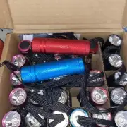 EverBrite Mini Flashlight Sets Aluminum LED Handheld Assorted Color 30Pack