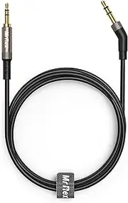 Mr Rex 3.5mm to 2.5mm Aux Cable Cord for Bose 700 QuietComfort Ultra QC45 QC35II QC35 QC25 Noise Cancelling Headphones, JBL E45BT E55BT E65BTNC Bluetooth Earphone, Audio Replacement Wire (1-Pack, 5FT)