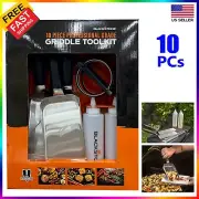 Blackstone Griddle Accessories Kit 5915, BBQ Tool Set, Flat Top, Genuine 10Pc