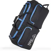 [Fila] 7-Pocket Large Rolling Duffel Bag, Azure, One Size, 7-Pocket Large Rolling Duffel Bag