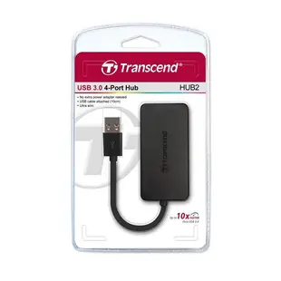 Transcend 創見 USB 3.0 極速 4埠 HUB 集線器 TS HUB2K 公司貨