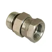 Apache 39005675 Steel Universal Hydraulic Adapter 3/8 Male x 1/4 Female in.