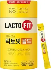 2023 New [CKD] Lacto-Fit Probiotics Gold Formula 2g*50 Sticks + Sample Medicube Collagen (2 Sticks)