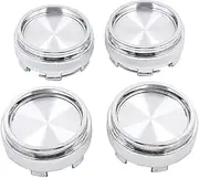 XYWHPGV 4 Pcs 66mm Dia 6 Clips Cars Wheel Tyre Center Hub Caps Covers Protectors Silver Tone(c1d30 768b1 013e6 3f02d af89a 01f17