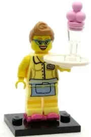 LEGO Minifigures Series 11 Diner Waitress (Genuine)