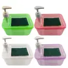 1Pc Soap Dispenser And Scrubber Holder Multifunctional Dishwashing Container