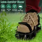 Lawn Aerator Shoes Double Layer Grass Aerator Shoes with Spring Base Lyw