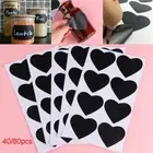 Jar Chalkboard Labels Stickers Love Heart Chalkboard Labels Blackboard Label