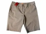 RM Williams Women's New Beige Tan Cotton 'Bell' Shorts - Size 14 - RRP $99