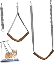 Dog Grooming Kit Set Grooming Sling Scissors and Straps for Bathing and Trimming