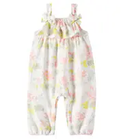 [Tartine et Chocolat] Tartine et Chocolat Baby floral linen and cotton playsuit M 9 white