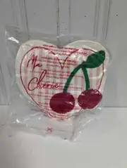 Target Bullseye Valentines Ma Cherie Cherries Plush Throw Pillow 14x14 2 Pack