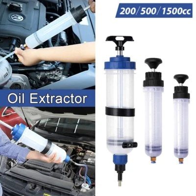 200/500/1500ML Car Oil Fluid Extractor Filling Syringe Fuel Oil Transfer Pump