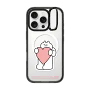 iPhone 16 Pro Impact Ring Stand Case MagSafe Compatible SOSO PINK HEART