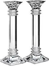Marquis by Waterford Treviso Crystal Pair Candlestick, 10'', Clear