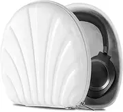 Geekria PRO Rugged Headphones Case Compatible with JBL Tune 770/760/750NC/720BT, Live770NC, Hard Shell, Durable, Multi-Layer Protection Travel Carrying Bag (White)