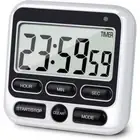 Lcd Display Digital Kitchen Timer With Mute/Loud Alarm Switch On/Off Switch New